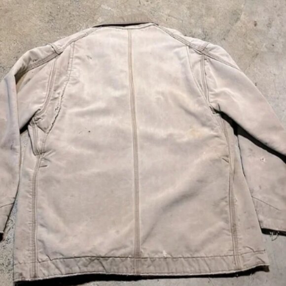 Vintage Carhartt 80’s Blanket Lined Chore Jacket Size 48L - Picture 2 of 13